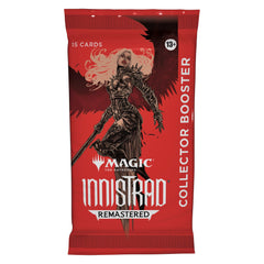 Magic: The Gathering Innistrad Remastered Collector Booster pack art highlighting rare possibilities for collectors