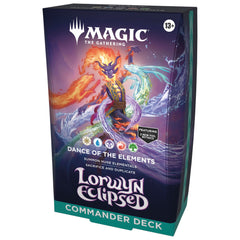 Magic: The Gathering Lorwyn Eclipsed deck box and cards for Commander play