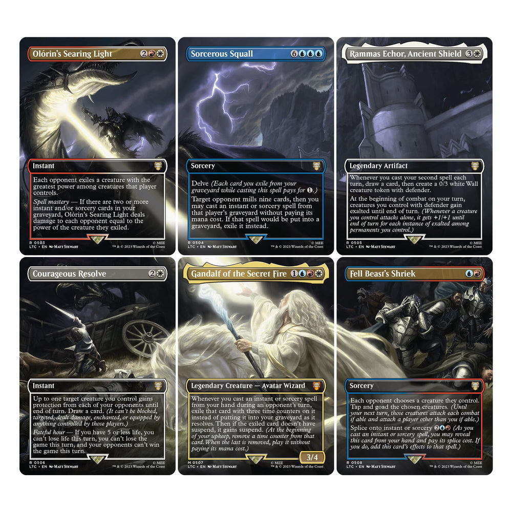 Magic: The Gathering Gandalf in Pelennor Fields Art Card with full artwork view
