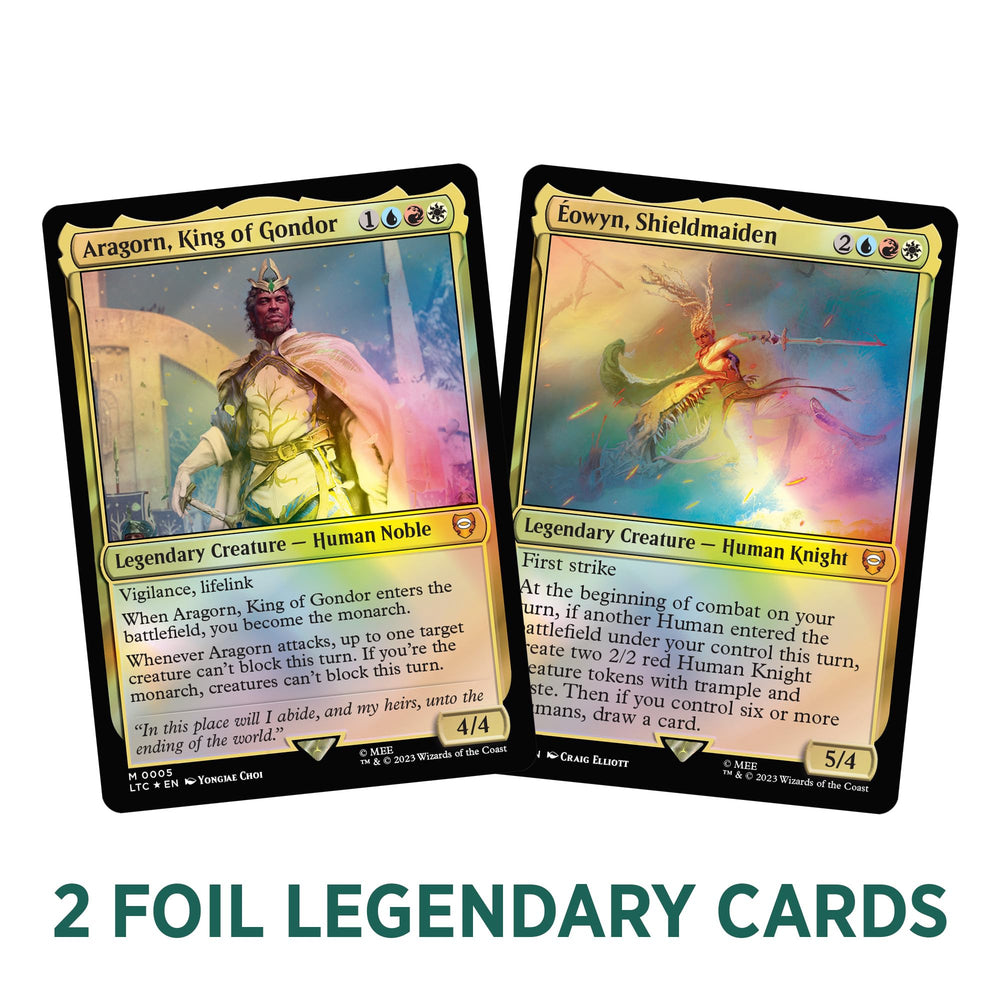 Magic: The Gathering Collector Booster Pack from Tales of Middle-earth with rare cards.