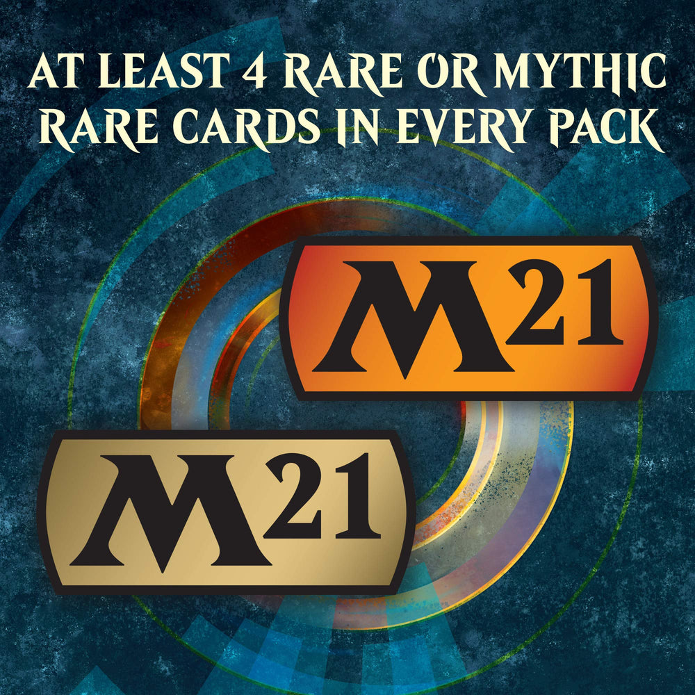 Magic: The Gathering M21 showcase card close-up reveals alternate art.