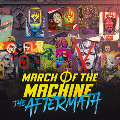 Magic: The Gathering Aftermath showcase extended-art cards highlight unique frames.
