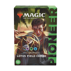 Magic: The Gathering Pioneer Challenger Deck 2021 box for portable tournament prep.
