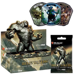 Magic: The Gathering Relic Tokens Lineage Collection—front view with rotating dials for easy tracking