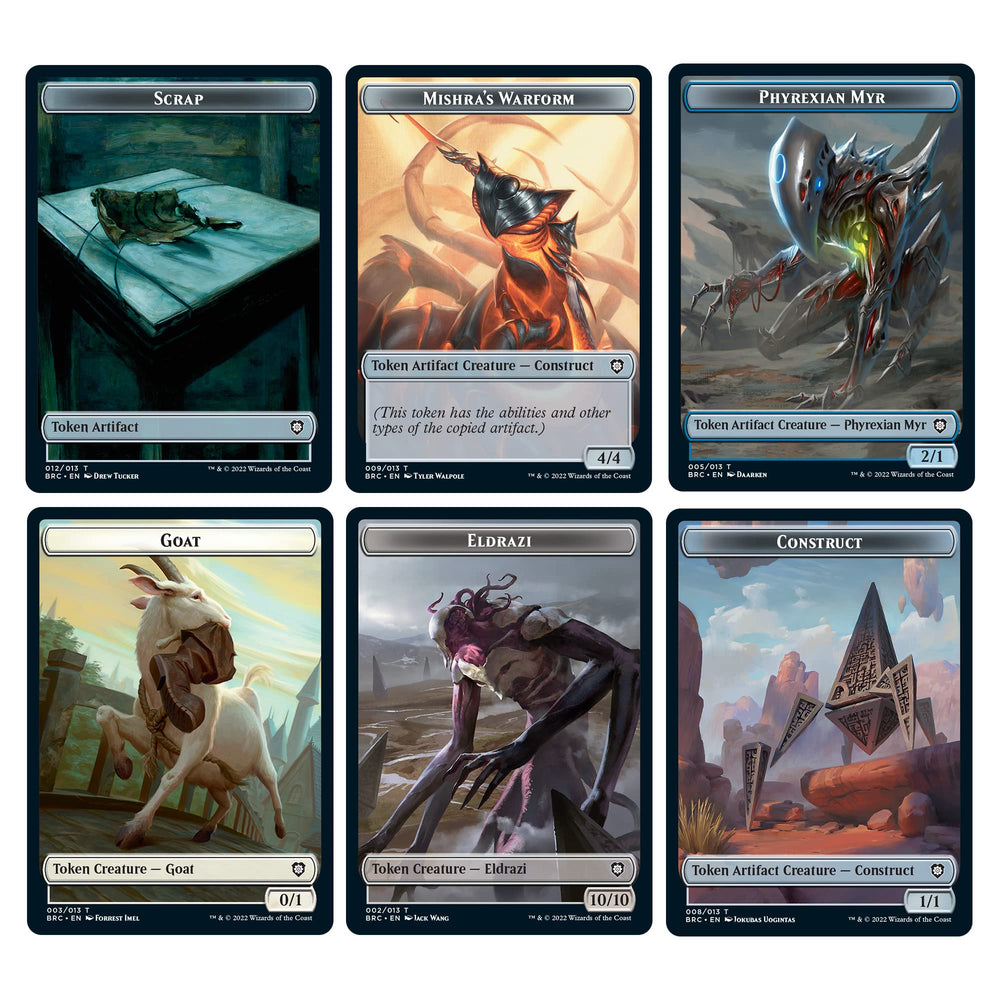 Magic The Gathering Strategy insert and reference card for planning moves