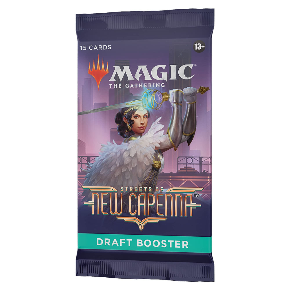 Magic: The Gathering Streets of New Capenna foil card highlights rarity boosts collectability.