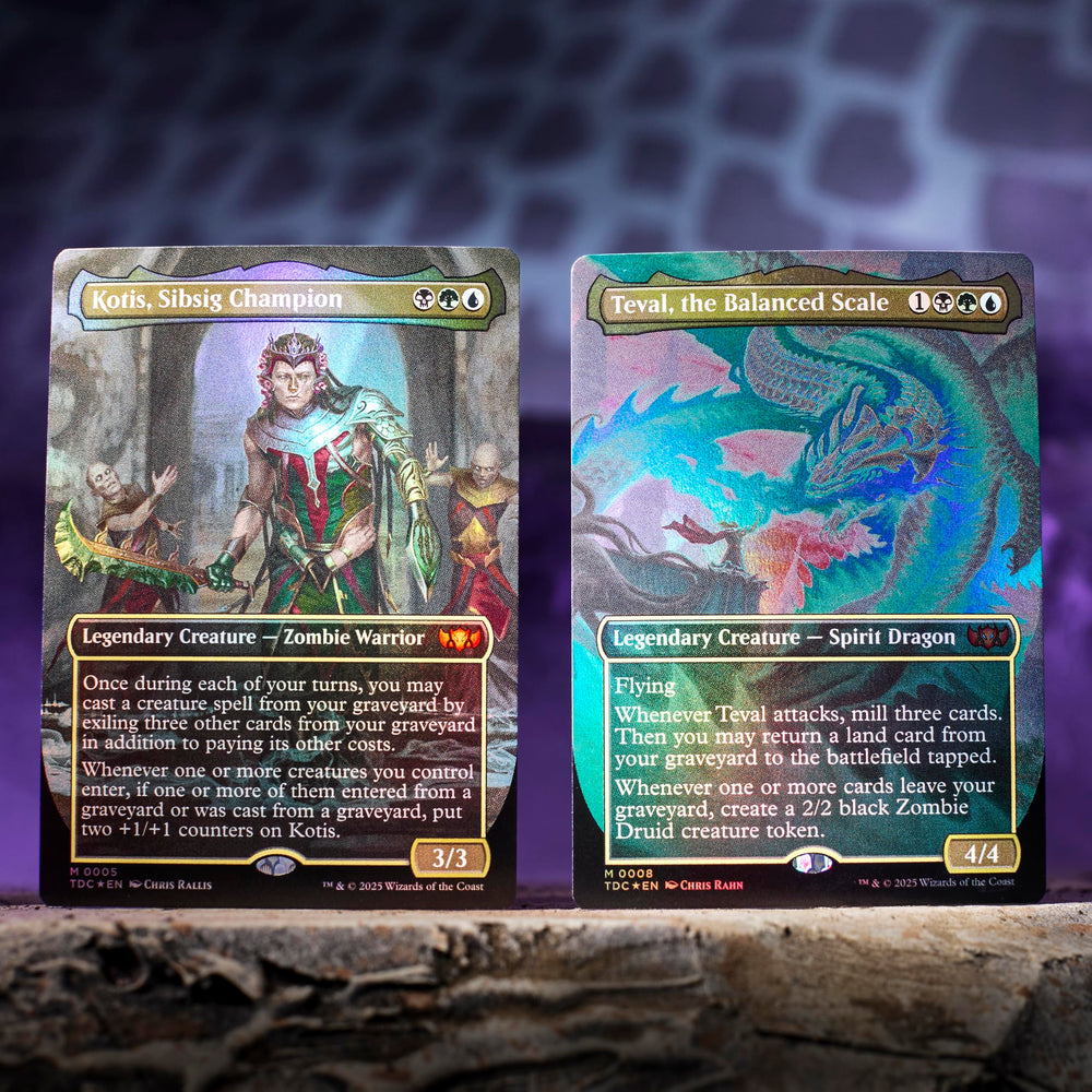 Magic: The Gathering Tarkir Dragonstorm deck box shows contents at a glance