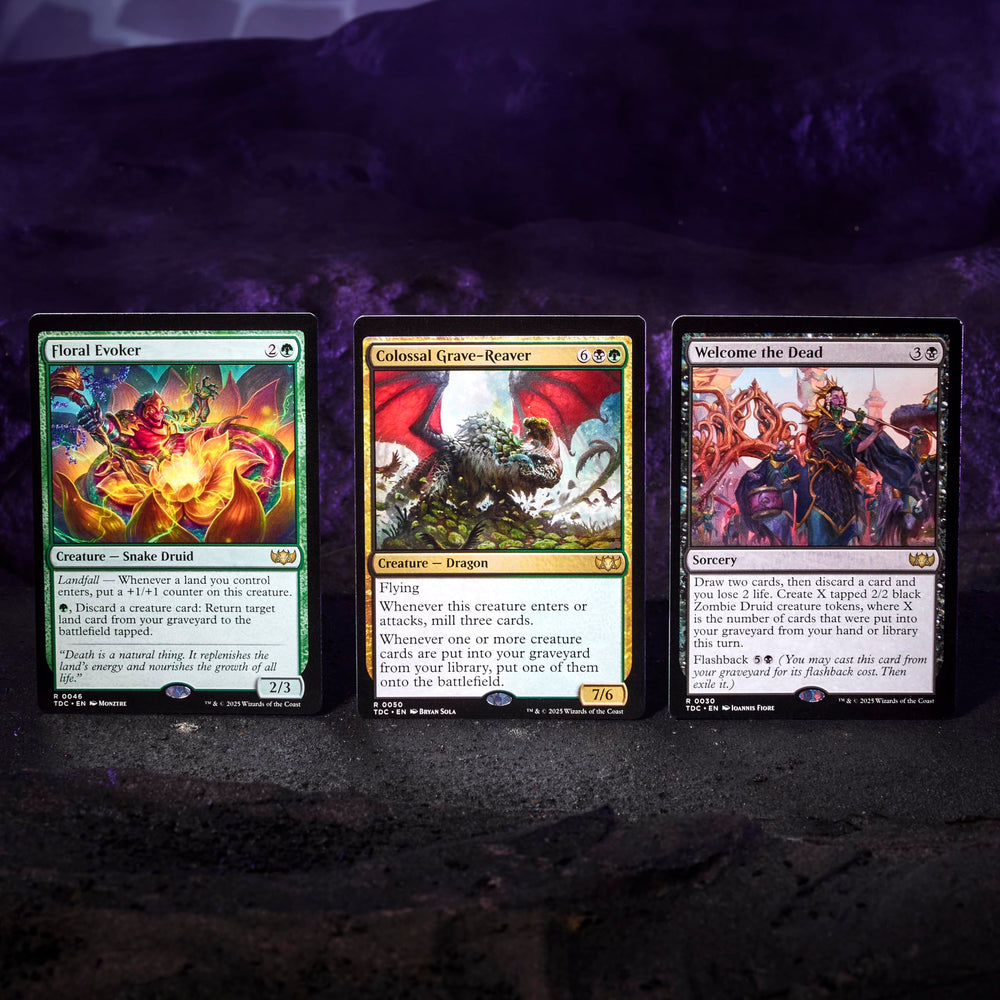 Magic: The Gathering double-sided tokens illustrate versatile commander interactions during play