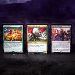 Magic: The Gathering double-sided tokens illustrate versatile commander interactions during play