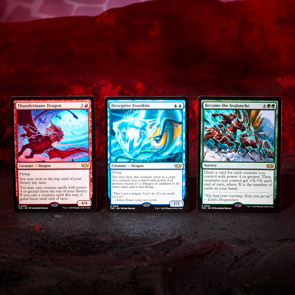 Strategy insert for Tarkir Dragonstorm guiding quick setup