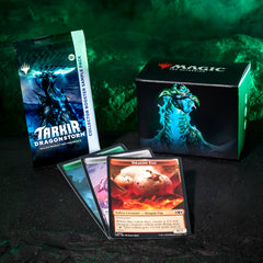 Magic: The Gathering Temur ramp and dragon synergy in action.