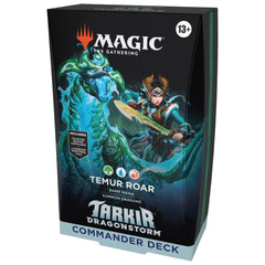Magic: The Gathering Tarkir Dragonstorm Temur Roar deck cover showcases bold three-color energy.