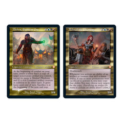 Magic The Gathering Traditional Foil Display Commander as centerpiece