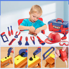 Magic4U Kids Tool Set electric drill feels realistic for classroom pretend projects.