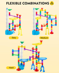 Magicfly marble run spiral lift raises marbles for continuous play
