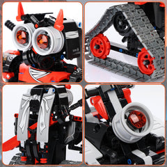 Smooth edges and durable plastic protect little hands during building.