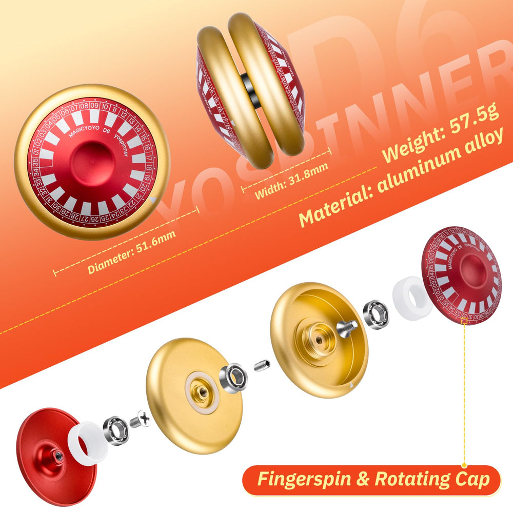 MAGICYOYO D6 multiple play modes for creative looping