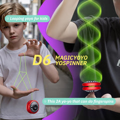 MAGICYOYO D6 tug-return action facilitates easy learning for beginners and kids