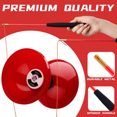 MAGICYOYO Diabolo Pro carbon sticks with foam grip for comfortable play.