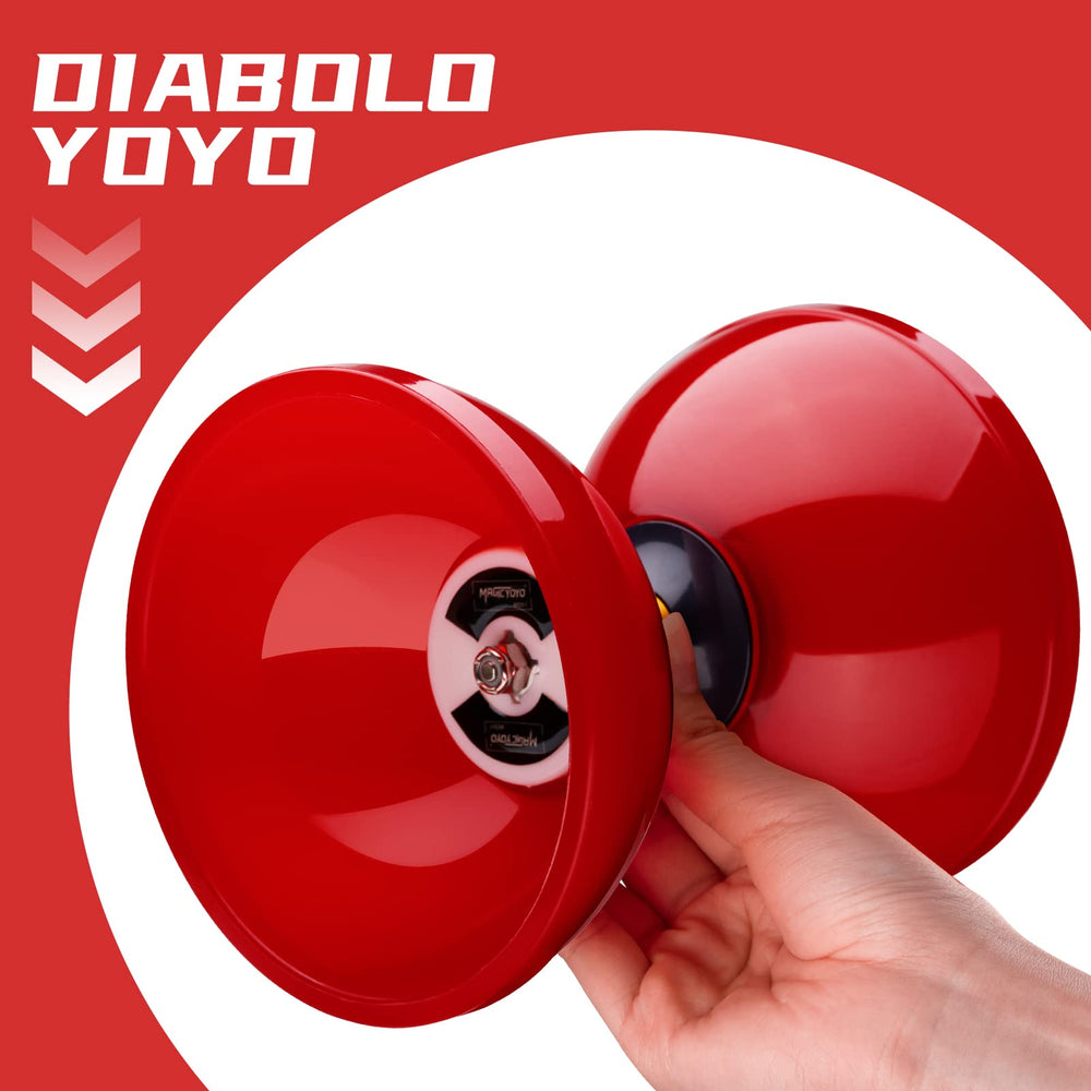 MAGICYOYO Diabolo Pro 130mm diameter supports balanced tricks.