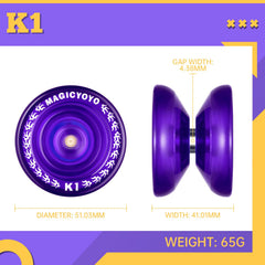 MagicYoyo K1 hubstacks unresponsive mode offers longer spins.