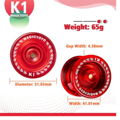 MAGICYOYO K1 unresponsive mode for longer spins and advanced tricks.