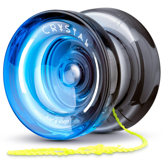MAGICYOYO K2 crystal blue gradient yoyo for kids with smooth returns