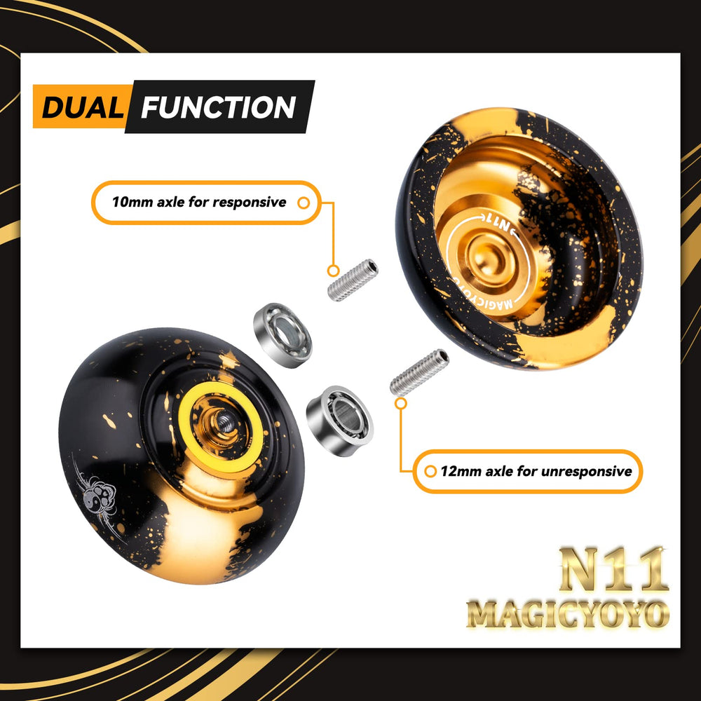 MAGICYOYO N11 unresponsive setup with optional bearing for advanced tricks