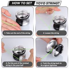 MagicYOYO V3 extra strings pack supports quick color or tension changes.
