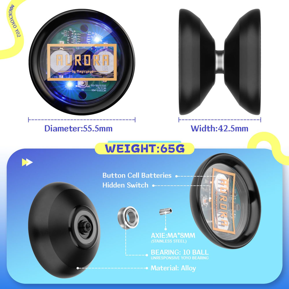 MAGICYOYO Y02 stainless center bearing for durability