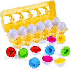 MAGIFIRE Toy Eggs color match helps toddlers recognize colors during sorting play