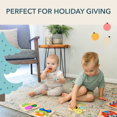 MAGIFIRE water-based paint keeps colors vibrant on wooden puzzles.