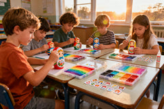 MAGIKON painting ideas help customize each doll into unique art.