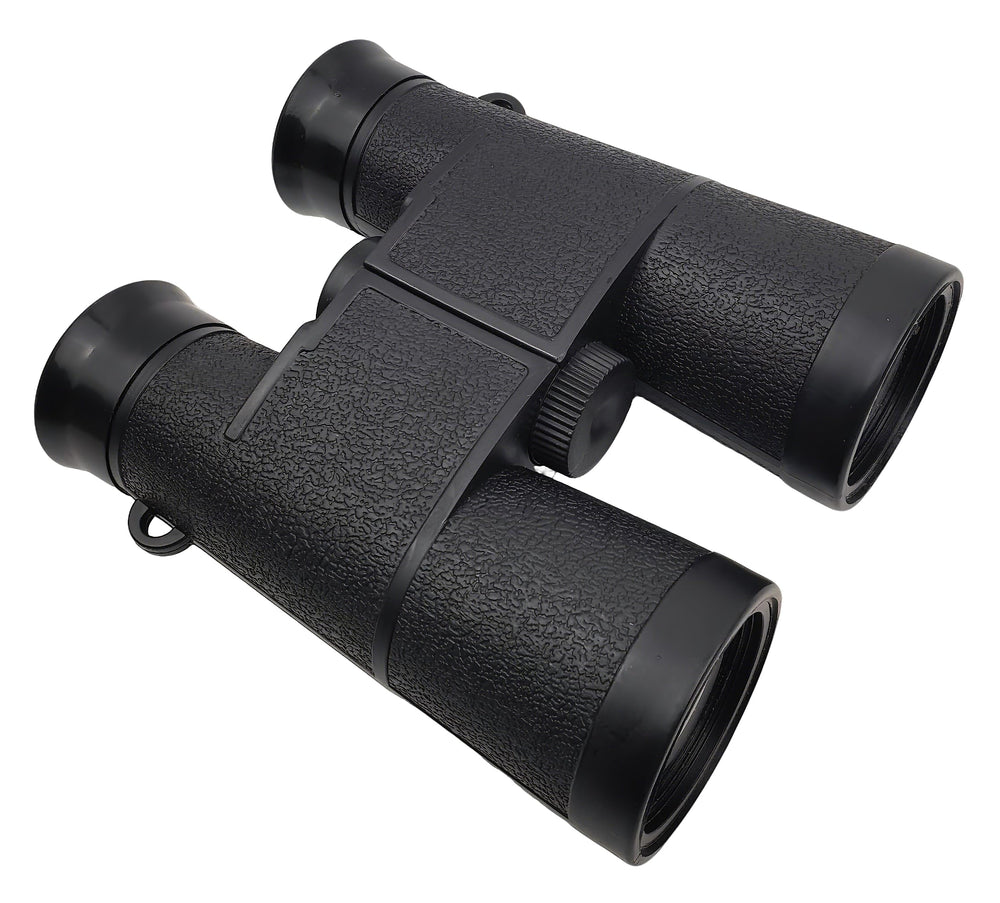 MAGIKON toy binoculars with neck-strap close-up for hands-free outdoor exploration.