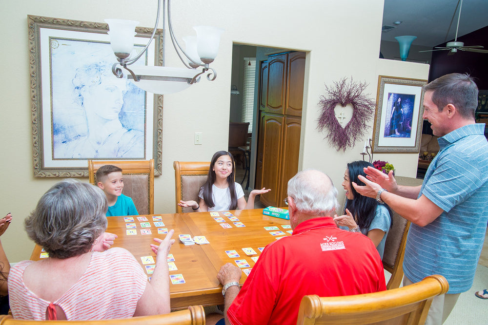 magilano Skyjo player hand exchanging a card for strategy