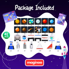 Maginoo 3D space build pieces enable rockets and stations taking shape