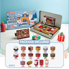 Maginoo 45PCS blocks Christmas gifts scene fosters creative design