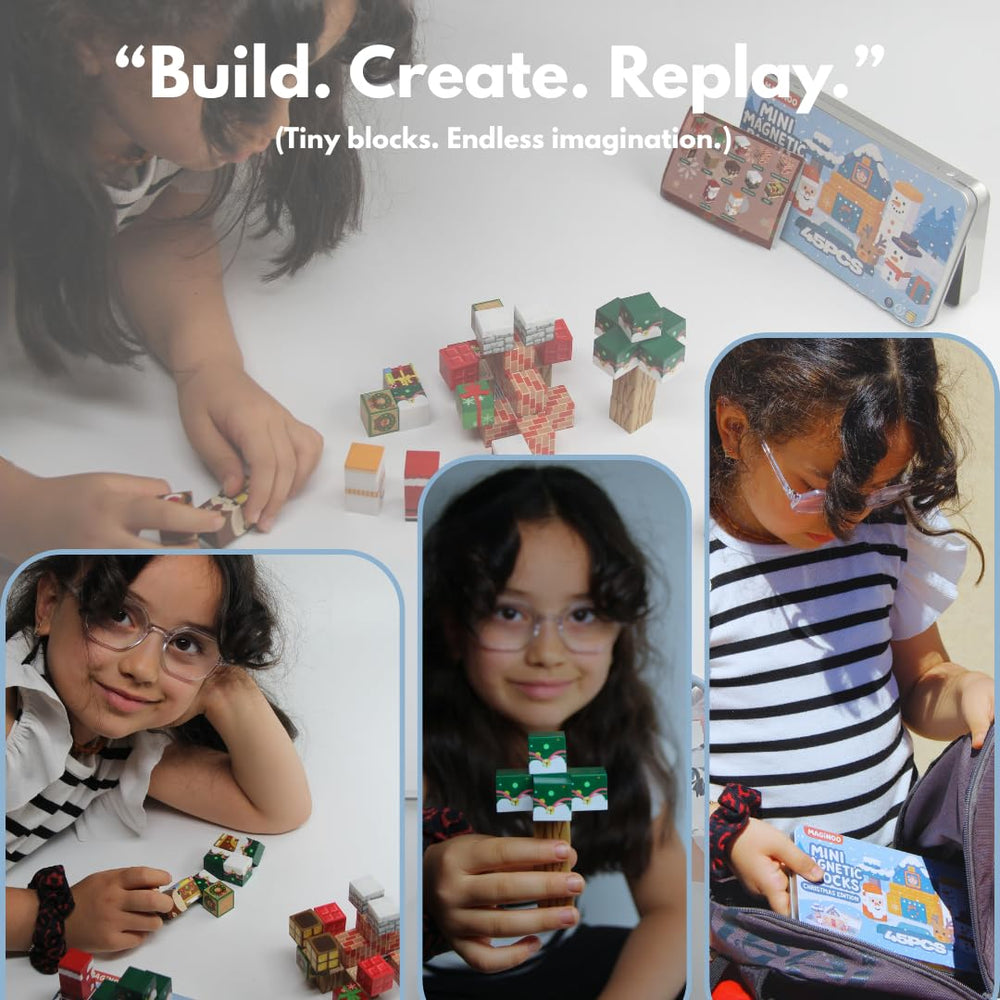 Maginoo 45PCS blocks STEM learning through festive designs