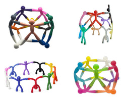 MAGMEN magnetic fidget toy for travel kept in a compact carry bag.