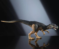 magnetoe jurassic hammond allosaurus wired tail poseable enables dramatic action stances.