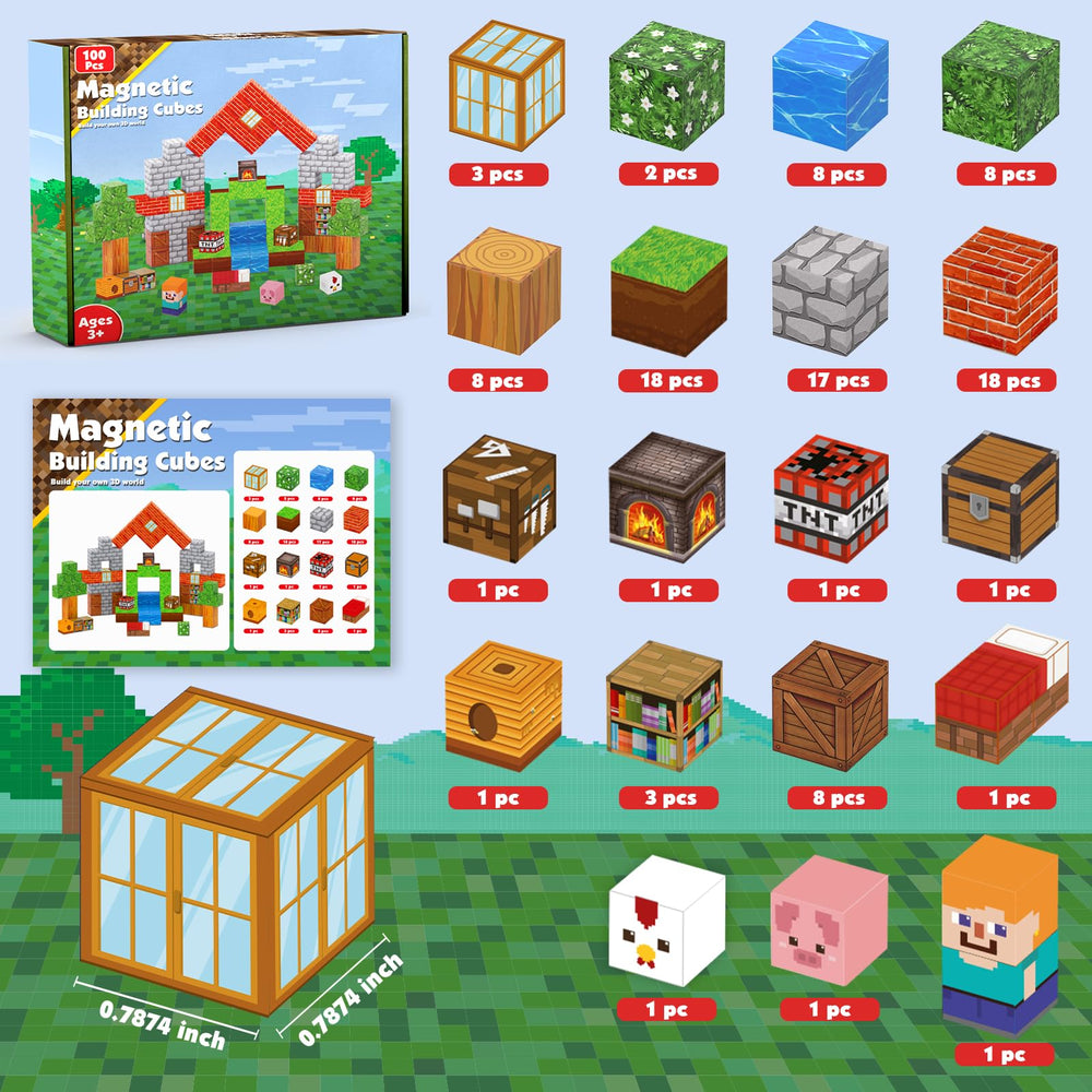Magnetopia idea instruction guide shown with stories to support creative problem solving during play.