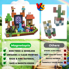 Hands-on learning with Magnetopia blocks boosts coordination and cooperative play.