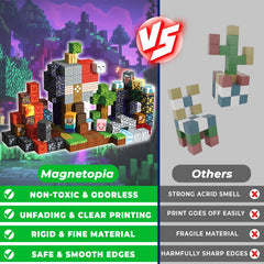 Magnetopia Magnetic Blocks portable set for on-the-go learning.