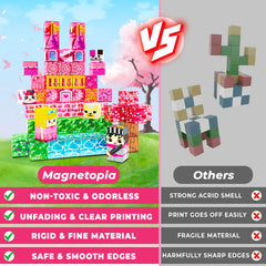 Magnetopia magnets enable sturdy, flexible structures with easy connections.