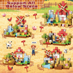 Barnyard animals in Magneverse set encouraging roles and spatial thinking