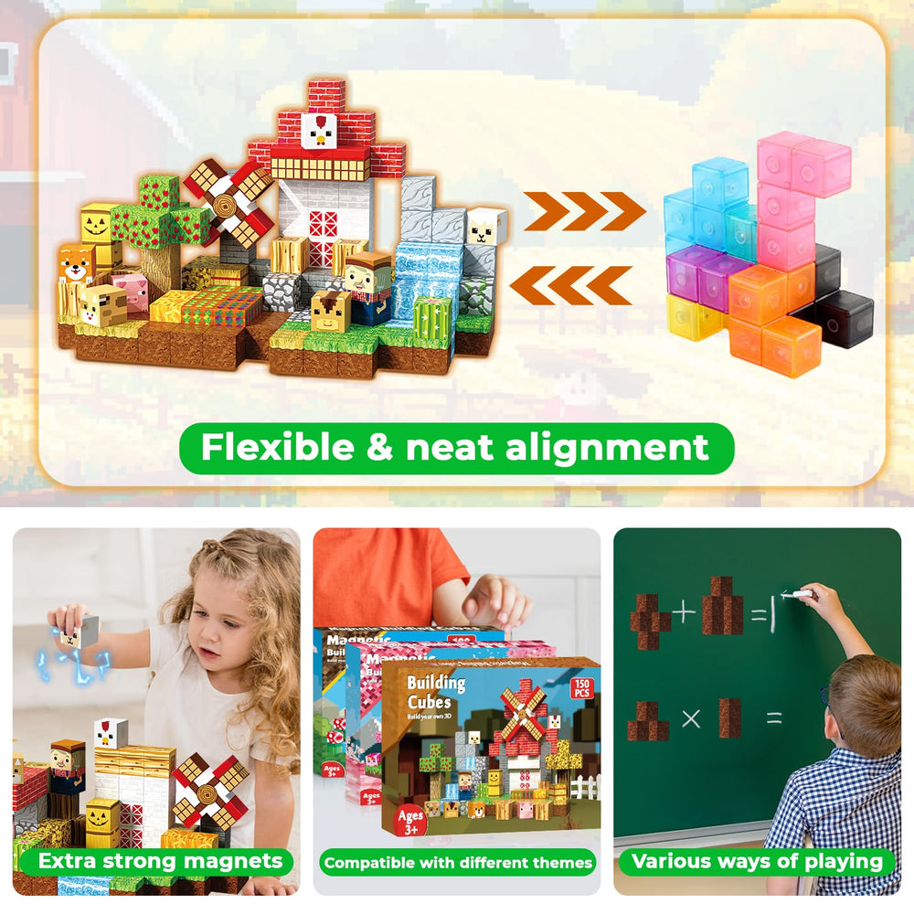 Safe, durable Magneverse magnets with smooth edges for classroom use