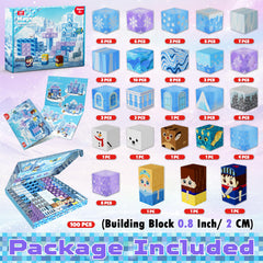 Magneverse blocks lock securely to support taller, stable designs.