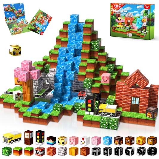 Magneverse Forest Blocks forest-themed cubes inspire imaginative building.