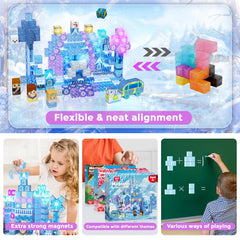 Magneverse STEM blocks foster geometry and spatial thinking through play.
