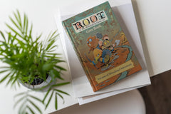 Magpie Games Root group game night setup enabling cooperative storytelling.